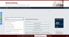Desktop Screenshot of mietzinserhoehung.ch